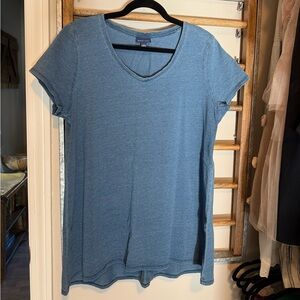 Women’s Pure J. Jill Indigo Short Sleeve Tunic Top